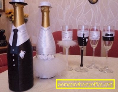 Bröllop Champagne: DIY Flaska Design