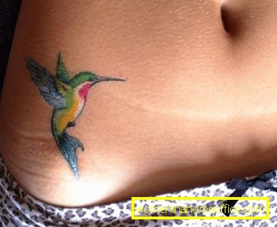 Tattoo tjejer på magen